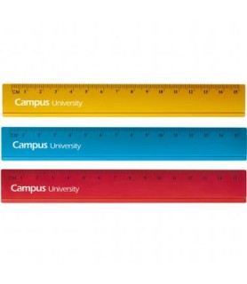 REGLA ALUMINIO 15 CM CAMPUS