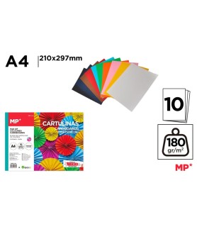 CARTULINAS A4 BLOCK 10UD