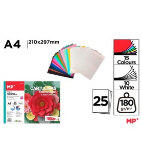 CARTULINAS A4 BLOCK 25UD