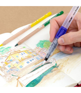 PINCEL RECARGABLE + 5 PINTURAS